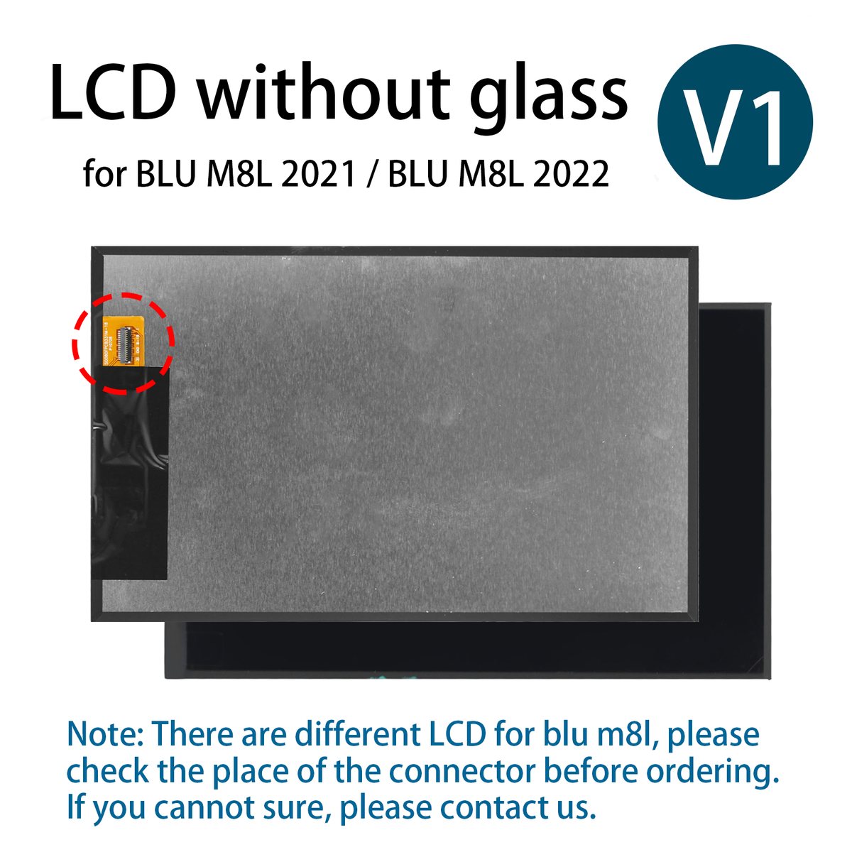 Display LCD 8 Pollici Touch Screen Digitizer Ricambio Per Tablet BLU M8L 2021 2022
