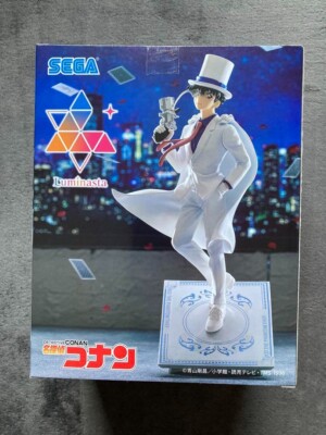 SEGA Luminasta Figura Detective Conan – Kid Il Ladro Fantasma, Collezionabile Ufficiale Con Base