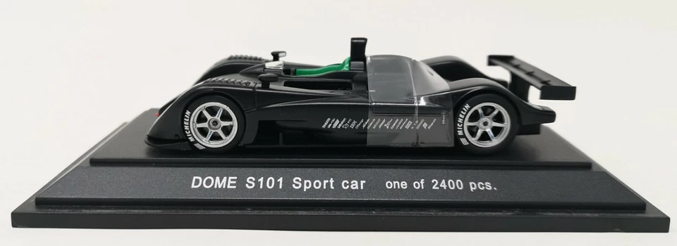 EBBRO 1/43 COCHE DE CARRERAS COLECCIÓN DOMO S101 COCHE DE PRUEBA NEGRO LE-MANS Foto 3 de 4