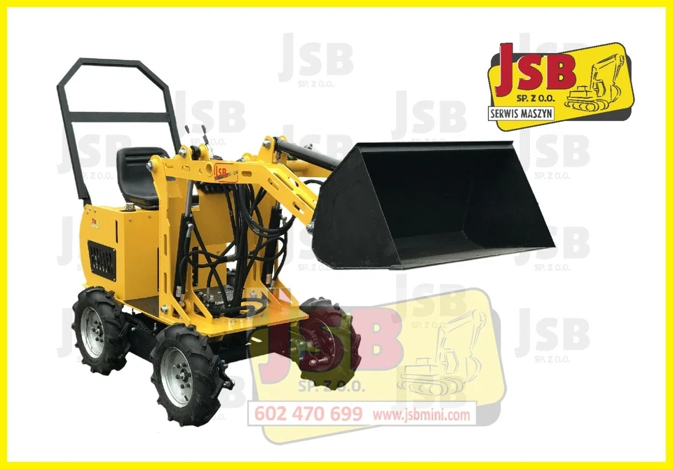 Neuer polnischer Mini Radlader MS-L116FS mit Klappschaufel 4-in-1 – NettoPreis - Bild 2 von 4