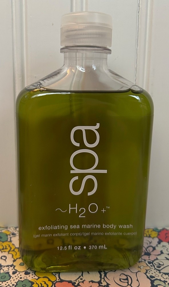 H2O + SPA EXFOLIATING SEA MARINE BODY WASH 12.5oz shower gel RARE! H2O+ PLUS
