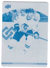 23/24 2023 UPPER DECK MVP ANDREAS ATHANASIOU #153 BASE CYAN PRINTING PLATE 1/1