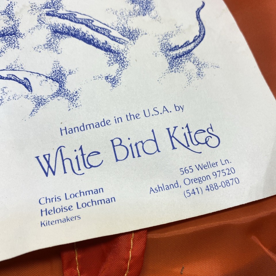 White Bird Kites 25' Rainbow Dragon Kite Handmade Ashland OR in