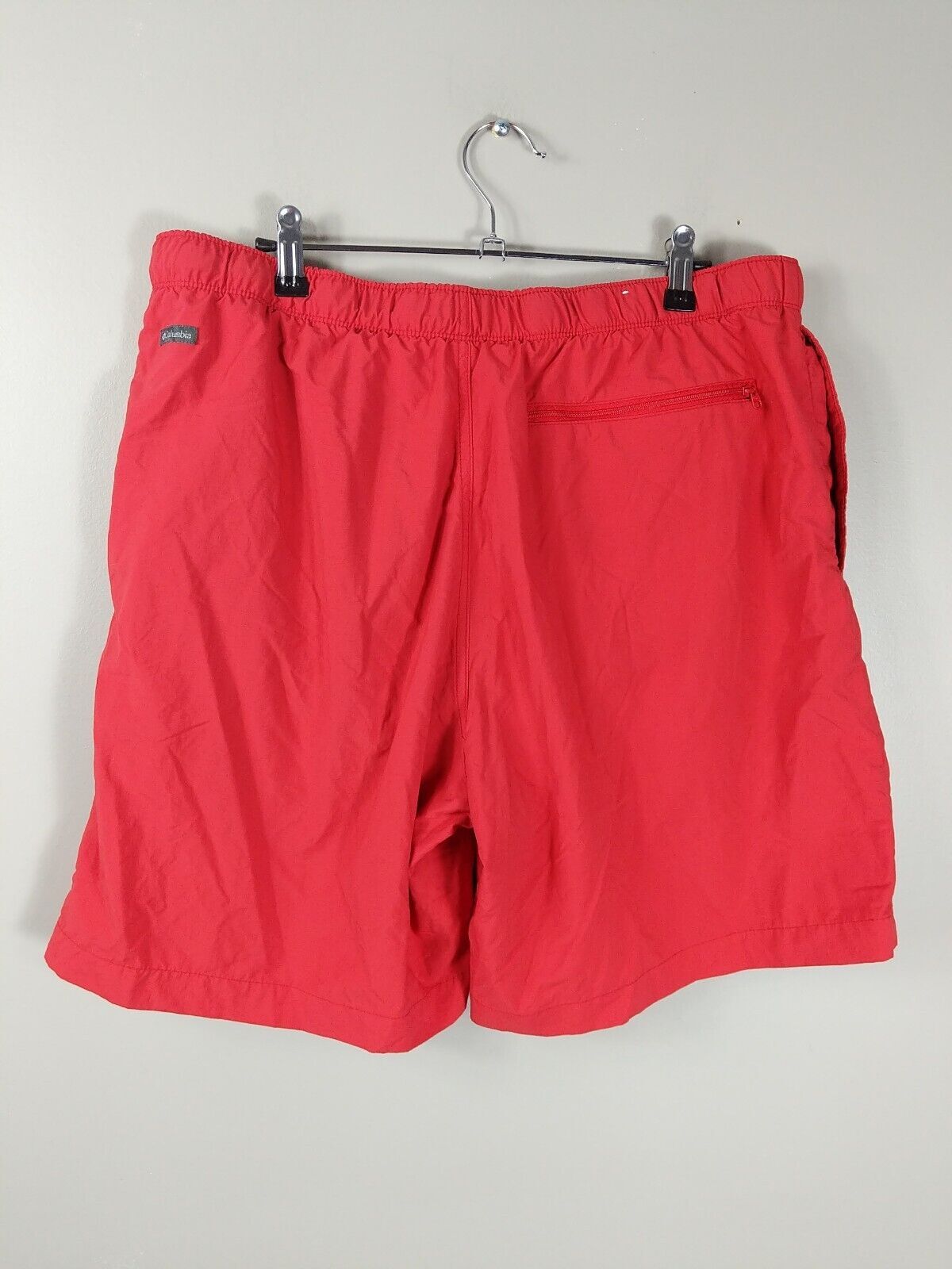 Columbia Sportswear Mesh Lined Swim Trunks / Board Shorts Red Men's M/L