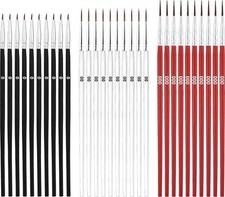 30pcs Tiny Detail Paint Brushes, Fine Paint Brush with 3 Sizes #0#00#000 Small