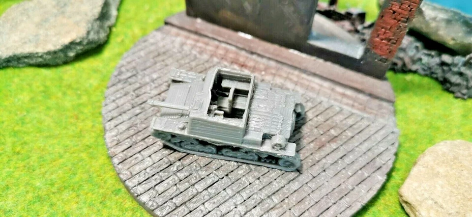 Semovente Da 47/32 Italiano Pistola di Assalto Serbatoio WW2 Kit IN 1/87 1/72 - Immagine 3 di 3