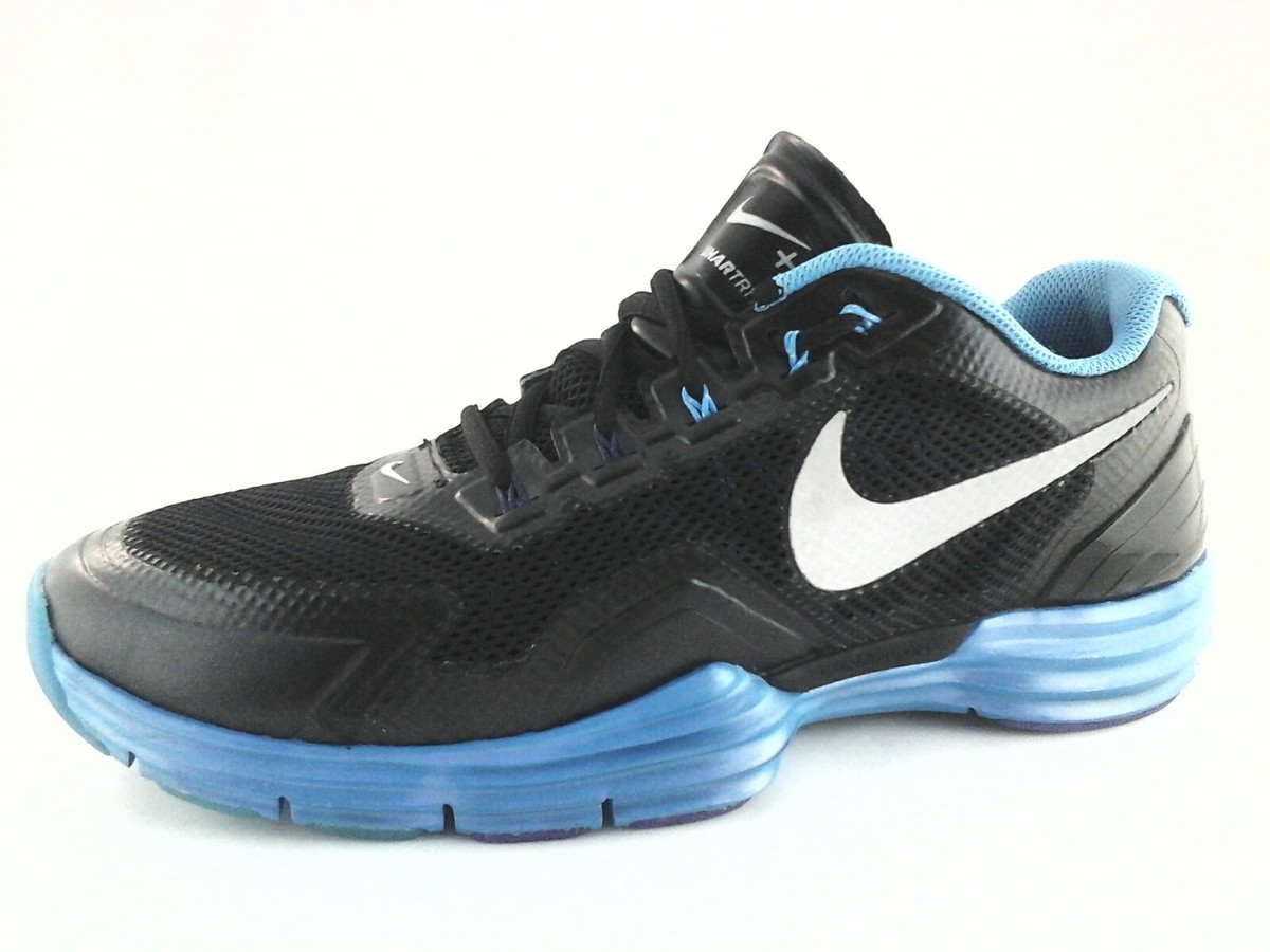 NIKE LUNAR Sneakers TR1 Black/Blue Lunarlon Soles Shoes  display picture 3