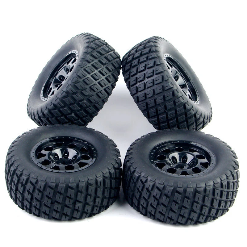 1:10 4Pcs  Short Course Truck Tires Wheel Rim For RC HPI HSP Truck - Image 4 of 4