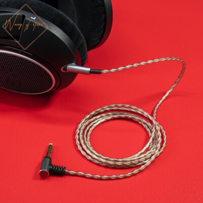 Hifi Audio Cable For Sennheiser HD 595 558 518 598 Cs Se Sr Headphone 4.4 2.5 mm