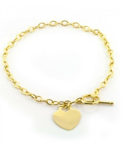 14k Gold Heart Bracelet-A Perfect Gift 