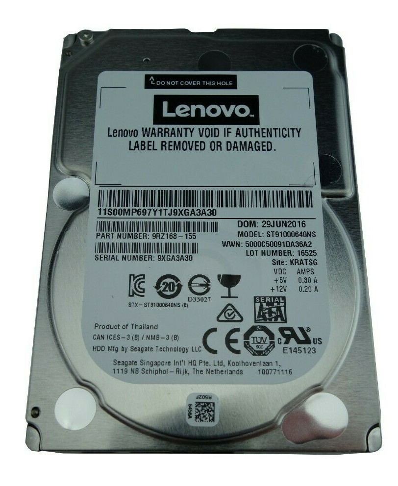 Lenovo Enterprise 1TB 7.2K SATA 6Gb/s 2.5