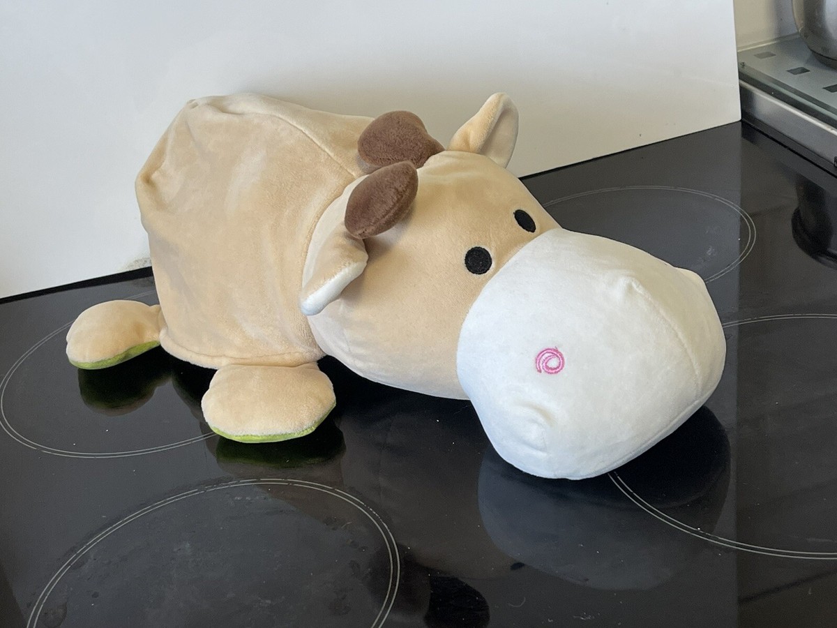 Miniso Reversible Crocodile Cow Plush Stuffed Animal Plushie Made