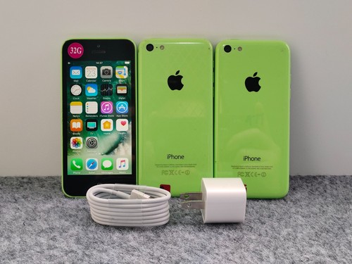 9/10 Good&Original Apple iPhone 5c Green 8/16/32GB Factory UNlocked Gift - 第 1/9 張圖片