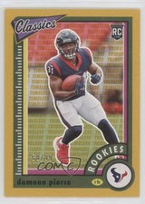 2022 Panini Classics Rookies Timeless Tributes Gold 68/99 Dameon Pierce #174 2qw