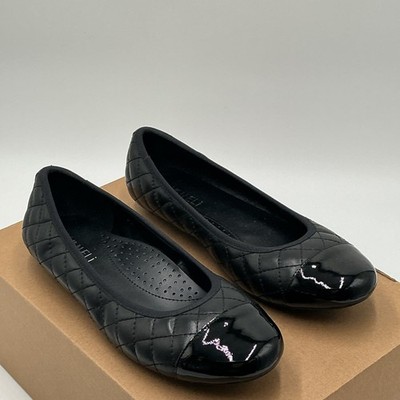 Vaneli Serene Ballet Flats Womens 8.5 W Black Leather Round Toe Slip On Ebay2961