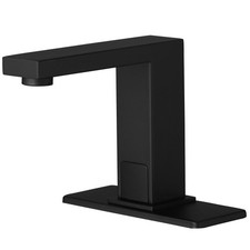 Automatic Touchless Bathroom Faucet, Motion Activated Hands-Free Faucet, Hot ...