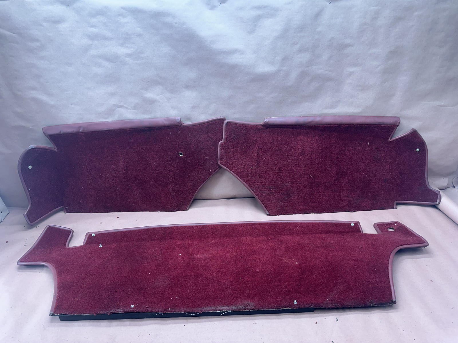 Rolls Royce Silver Spirit 1986 Rear Trunk Carpet Covers OEM 71K Miles
