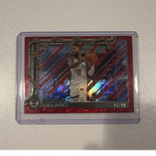 2025-26 Topps Holiday Damian Lillard #H44 Red Glitter /10 Milwaukee Bucks