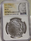2023 (P) US Morgan .999 Silver Dollar NGC MS69 Early Releases