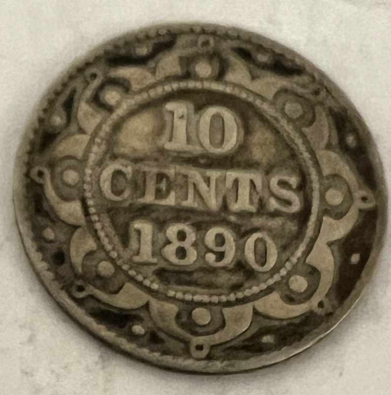 1890 Newfoundland Ten Cents