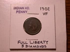 1902 Indian Head Penny (Very Fine Details)
