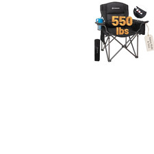 Fundango Oversized Camping Chair For Adults Heavy Duty Portable Foldable Lawn