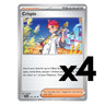 4x Crispin - 133/142 - SV07: Stellar Crown (SCR) Pokemon Playset x4