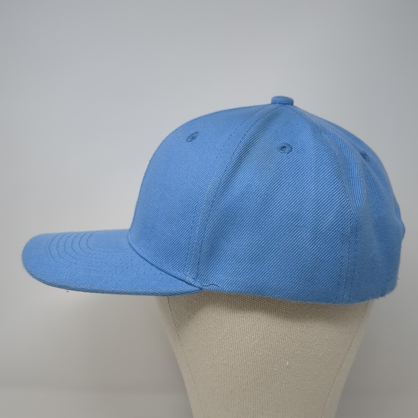 Unbranded Strapback Hat Solid Blue Adjustable Out… - image 3