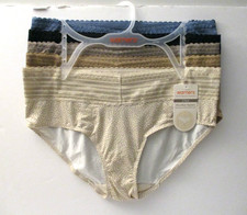 Warners microfiber Lace hipster panties 5 pair size 8/XL