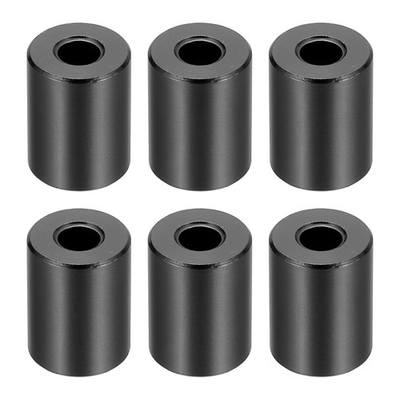 #ad 6PCS M6 Aluminum Spacers 6.2mm ID 15mm OD 20mm L Standoff for 1 4quot; M6 Black $18.27