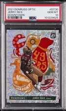 2021 PANINI DONRUSS OPTIC DOWNTOWN #DT30 JERRY RICE PSA 10