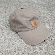 Carhartt Mens Adjustable 100 Cotton Brown Cap One Size Fits Most
