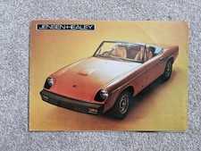 Jensen Healey Original Car Sales Brochure 1974