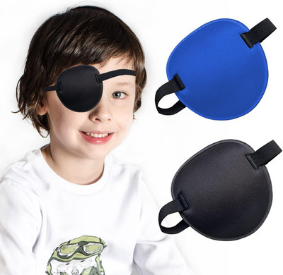 2PCS Eye Patch, Medical Eye Patches for Adults, Adjustable 3D Eye Patch, Soft Am