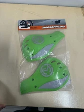 Moose Racing Contour Deflectors - Green/Silver - 0635-0554