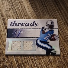 2008 SP Authentic Rookie Threads Patch Auto/25 Chris Johnson #RT-CJ Titans