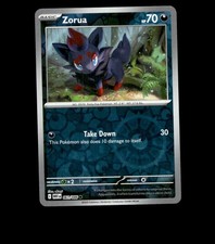 Zorua - 061/086 - White Flare - Reverse Holo Near Mint Pokemon Card TCG
