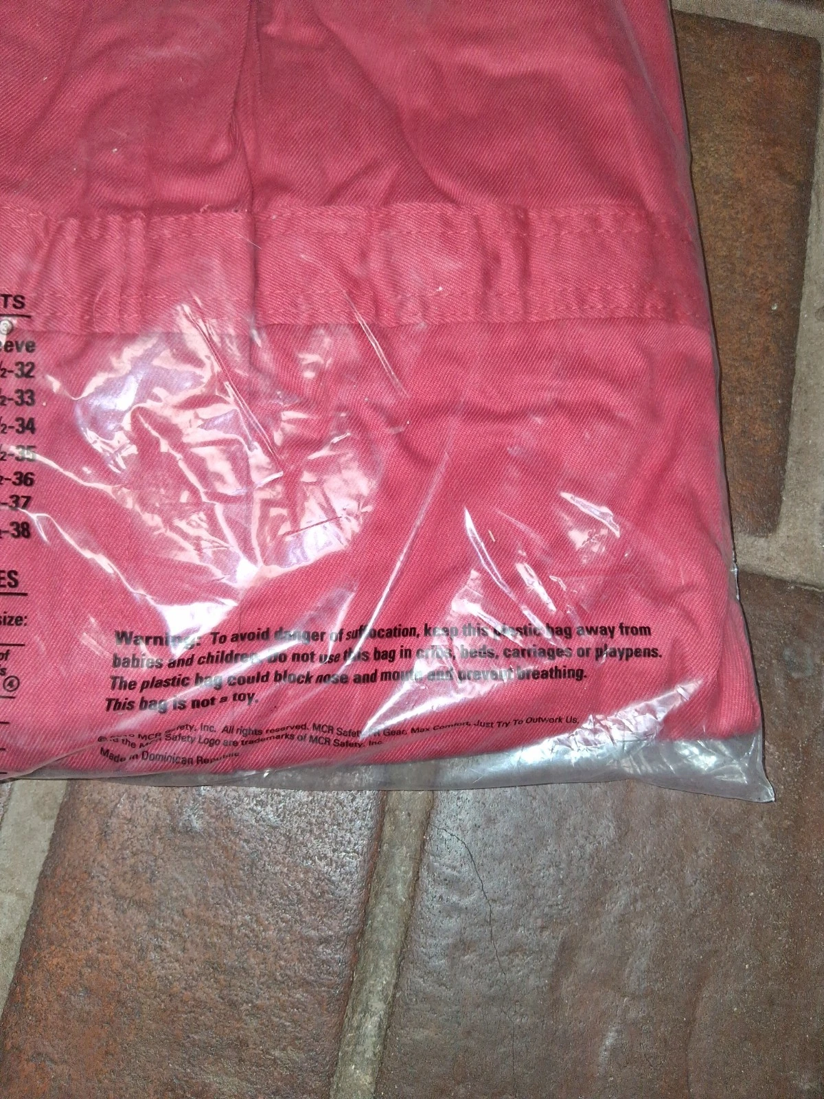 MCR Safety Deluxe FR Coverall DC1R52 Flame Resistant Regular Size 52 NWT Red image 6