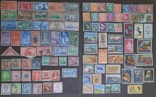New Zealand 1936-Feb 1967 mix of 100 pre-decimal stamps, no duplicates UH
