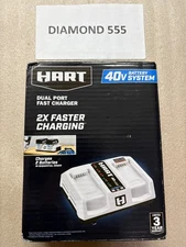 HART HLCG031VNM Dual Port Power Tool Battery Charger | 9309