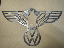 Steel Metal Volkswagen Vw Emblem Logo Eagle Decoration Sign Wall Hanger Garage Steel Metal Volkswagen Vw Emblem Logo Eagle Decoration Sign Wall Hanger Garage
