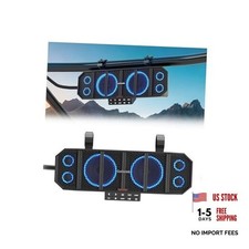 UTV Sound Bar  Waterproof 6-Speaker ATV Soundbar  Bluetooth  Multicolor