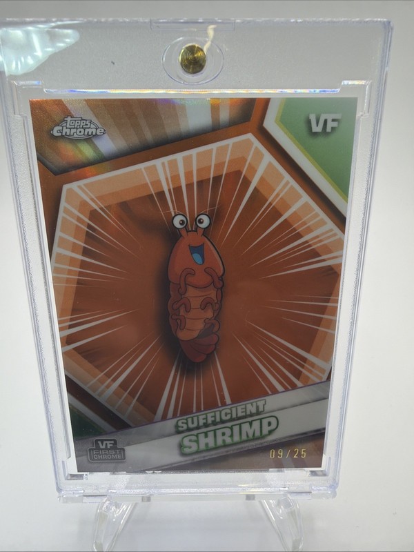 🔥2026 Topps Chrome VeeFriends Sufficient Shrimp RC 🔥 09/25