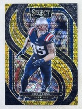 Chris Long 2024 Panini Select Premier Level Gold Disco Prizm /10 #137 NFL Card