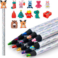 Stocking Stuffers for Kids Teen Girls: Art Supplies 12 Rainbow Colored Pencils w