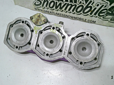 Ski Doo Rotax 700 Triple Snowmobile Engine Milled Cylinder Head Mach 1 Formula 3