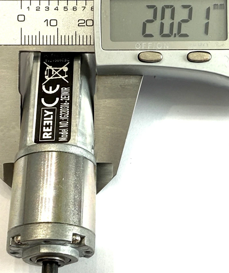 Modellbau Elektro Motor Getriebemotor IG22-01 / 12 V / Untersetzung 1:316 (2042) - Bild 3 von 4