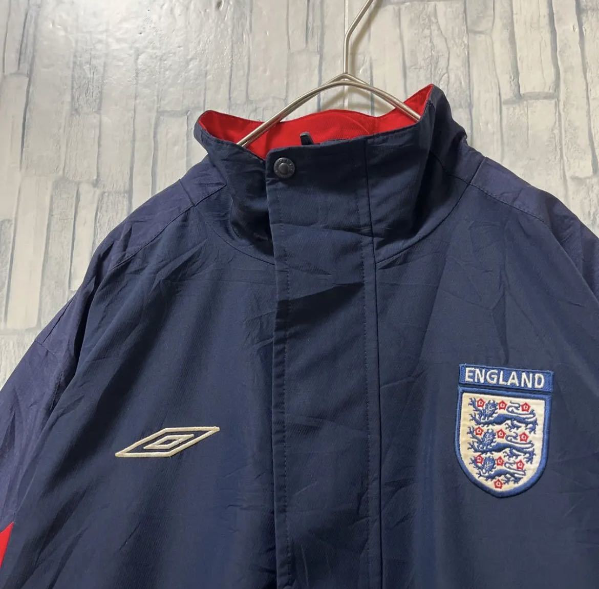 Umbro England National Team Nylon Jacket M Embroidered Logo Umbro England National Team Nylon Jacket M Embroidered Logo
