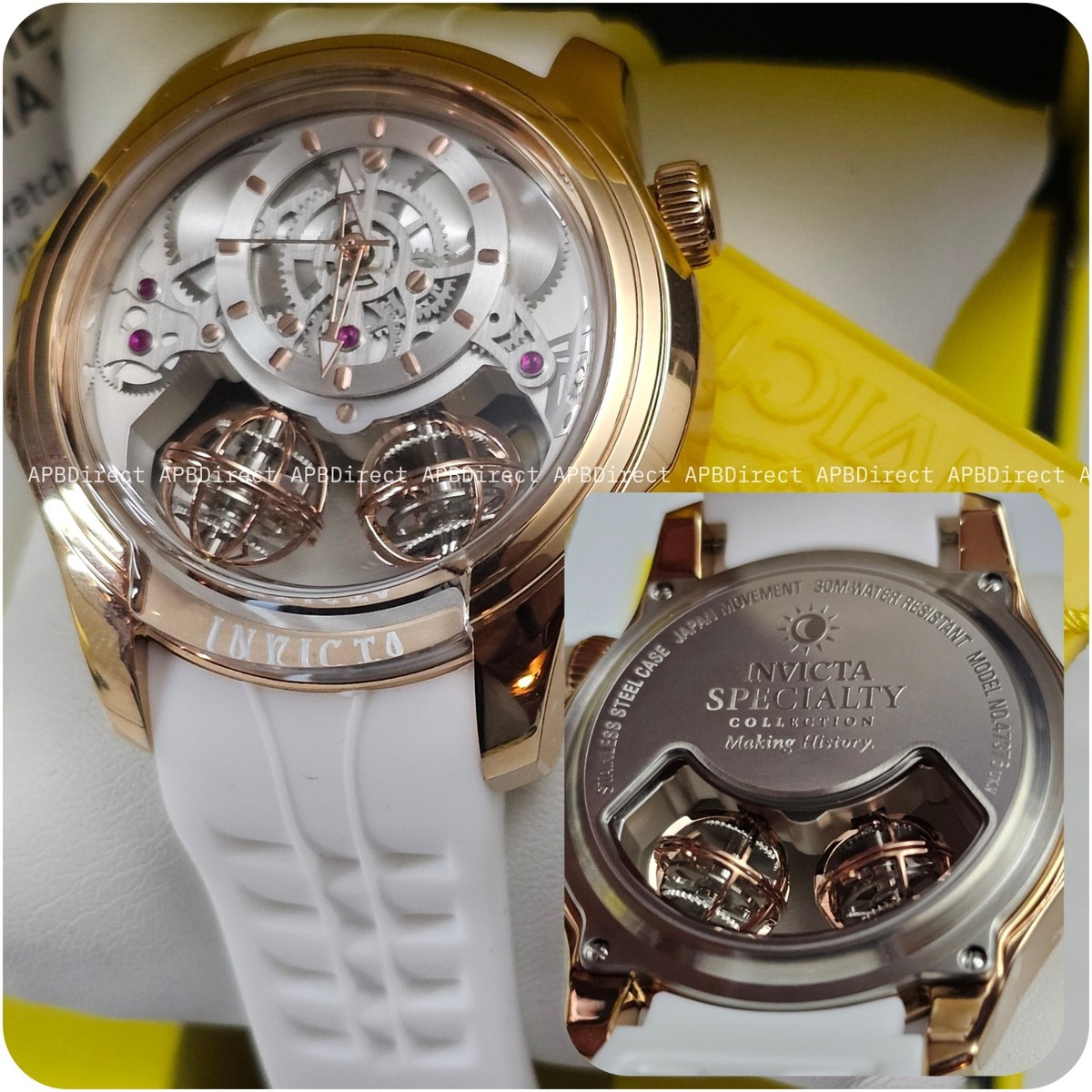 Invicta - Specialty Making History - Spinning Spheres - Quartz 