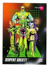 1992 Marvel Universe #183 Serpent Society